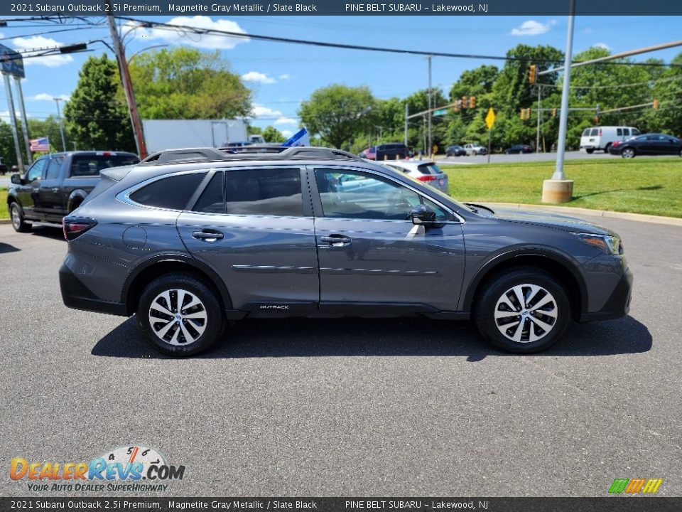 2021 Subaru Outback 2.5i Premium Magnetite Gray Metallic / Slate Black Photo #20