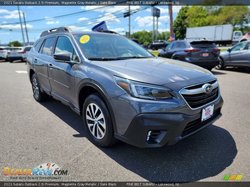 2021 Subaru Outback 2.5i Premium Magnetite Gray Metallic / Slate Black Photo #21