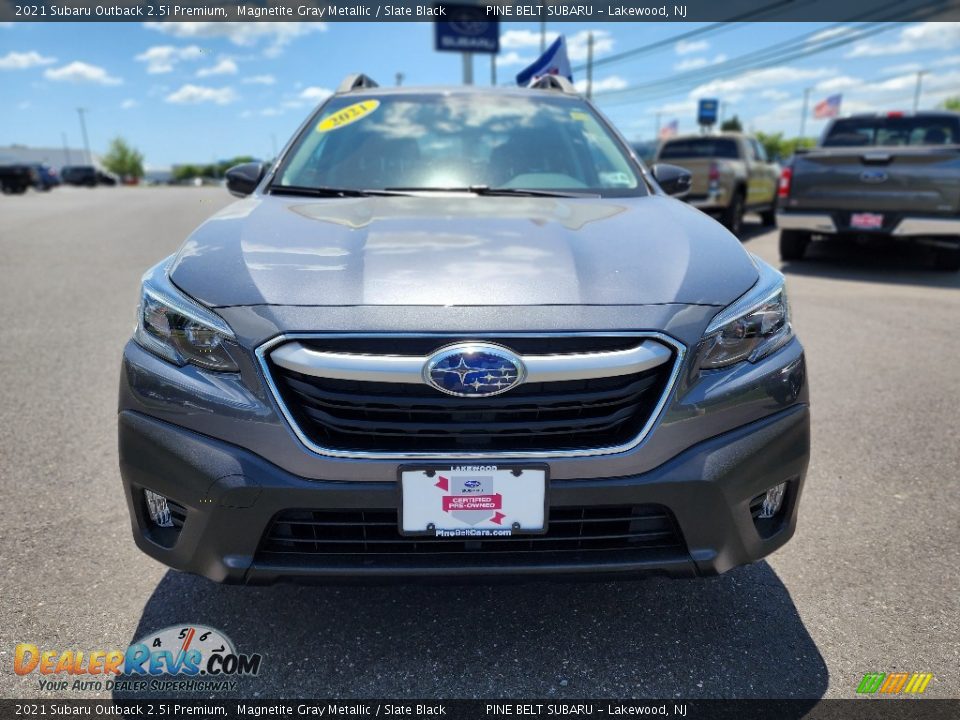 2021 Subaru Outback 2.5i Premium Magnetite Gray Metallic / Slate Black Photo #22