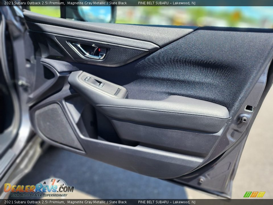 2021 Subaru Outback 2.5i Premium Magnetite Gray Metallic / Slate Black Photo #24