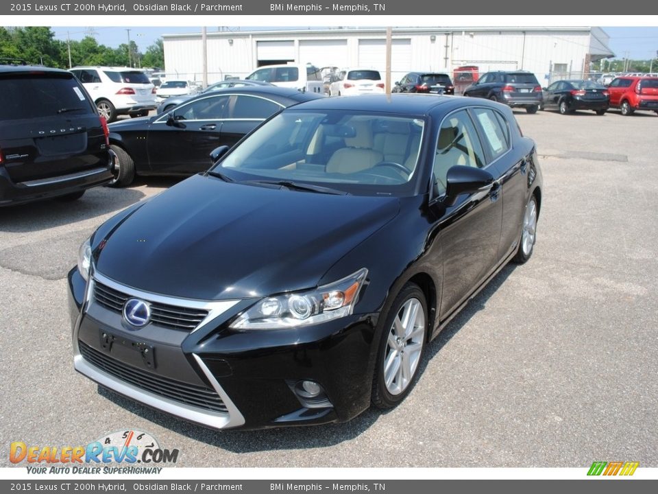 2015 Lexus CT 200h Hybrid Obsidian Black / Parchment Photo #1