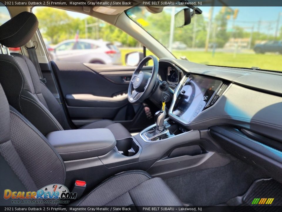 2021 Subaru Outback 2.5i Premium Magnetite Gray Metallic / Slate Black Photo #25