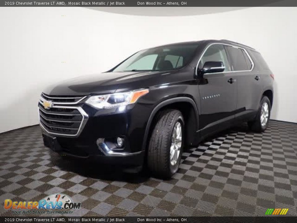 2019 Chevrolet Traverse LT AWD Mosaic Black Metallic / Jet Black Photo #7