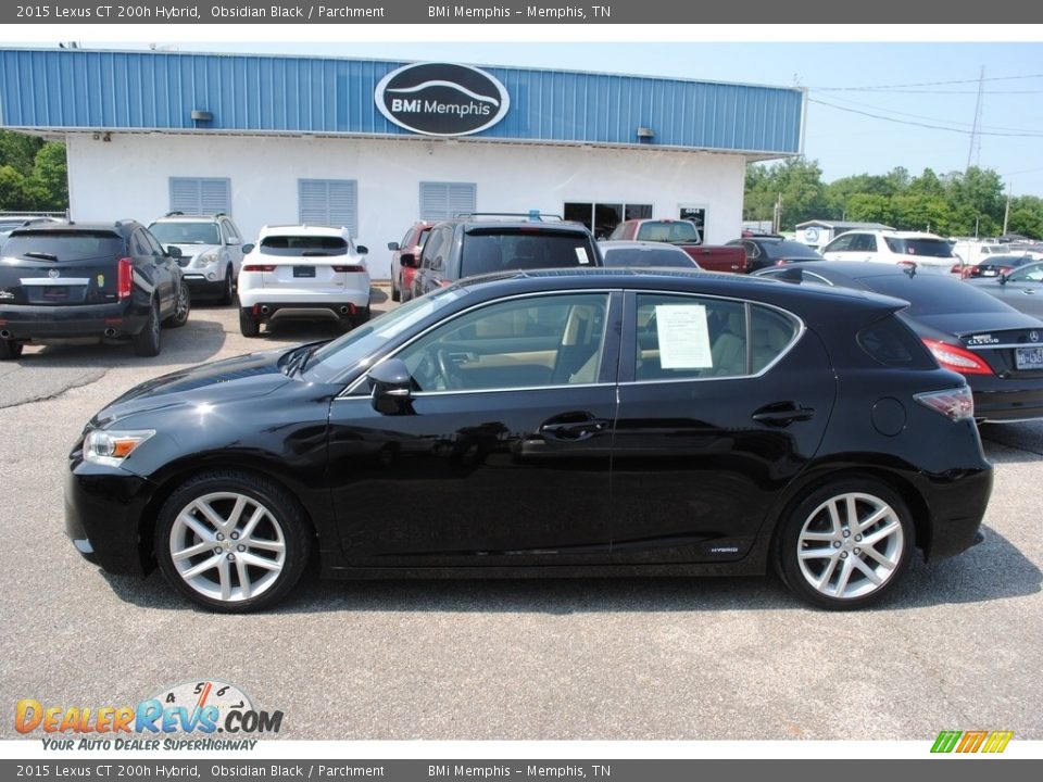 2015 Lexus CT 200h Hybrid Obsidian Black / Parchment Photo #2