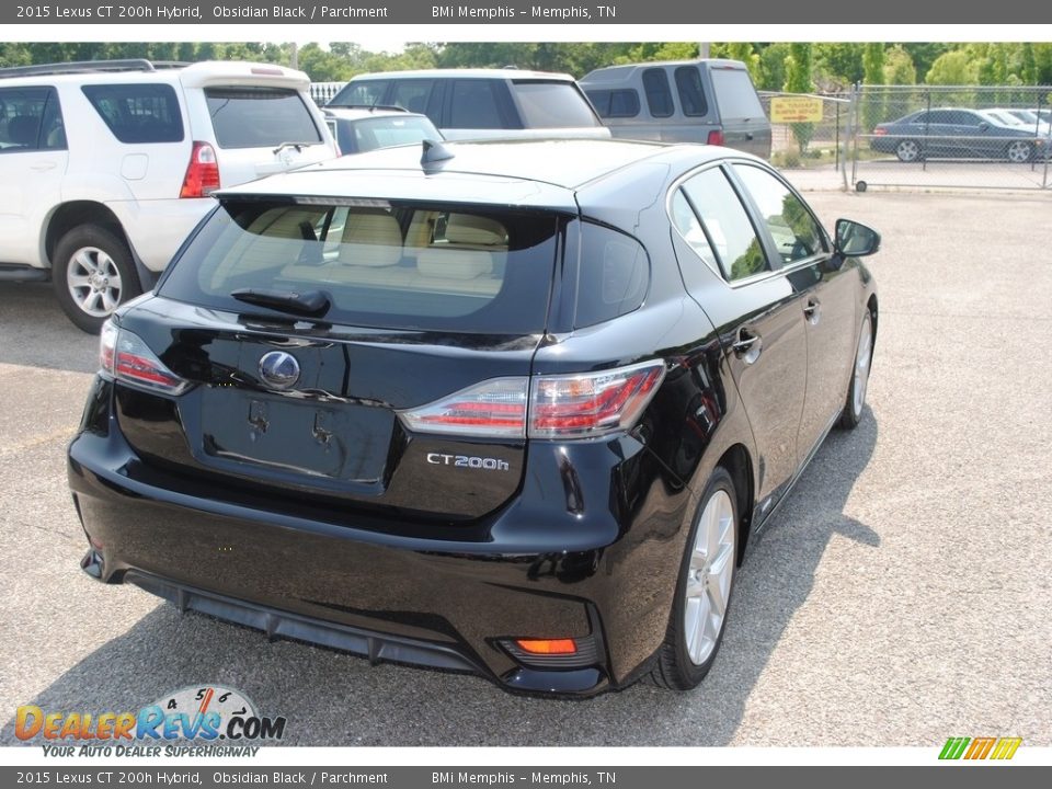 2015 Lexus CT 200h Hybrid Obsidian Black / Parchment Photo #5