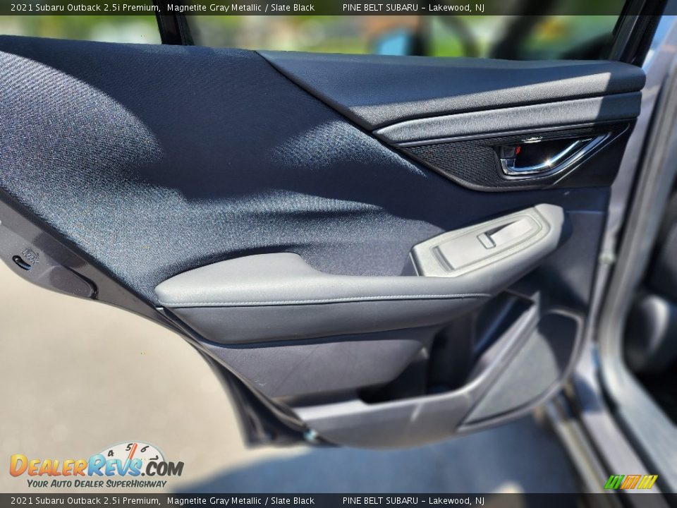 2021 Subaru Outback 2.5i Premium Magnetite Gray Metallic / Slate Black Photo #33