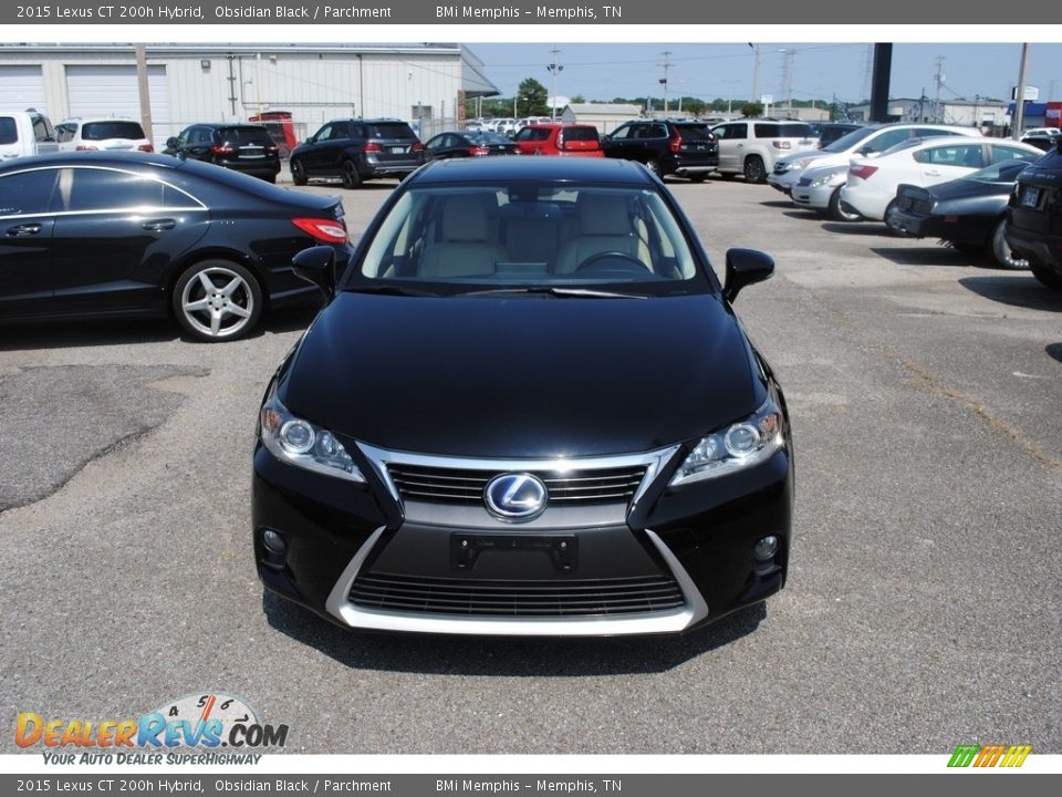 2015 Lexus CT 200h Hybrid Obsidian Black / Parchment Photo #8