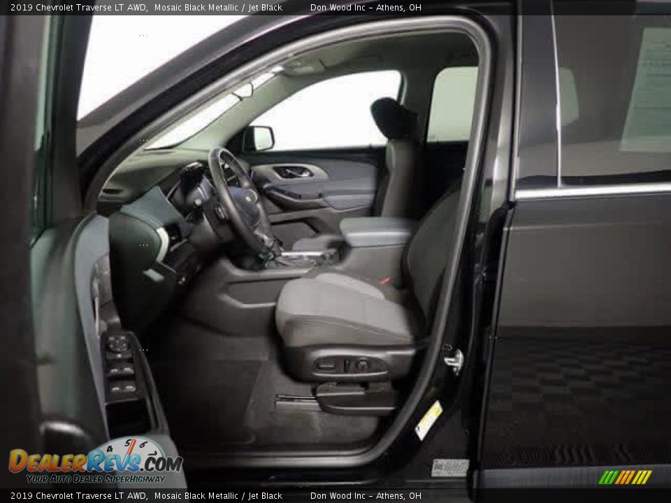 2019 Chevrolet Traverse LT AWD Mosaic Black Metallic / Jet Black Photo #19