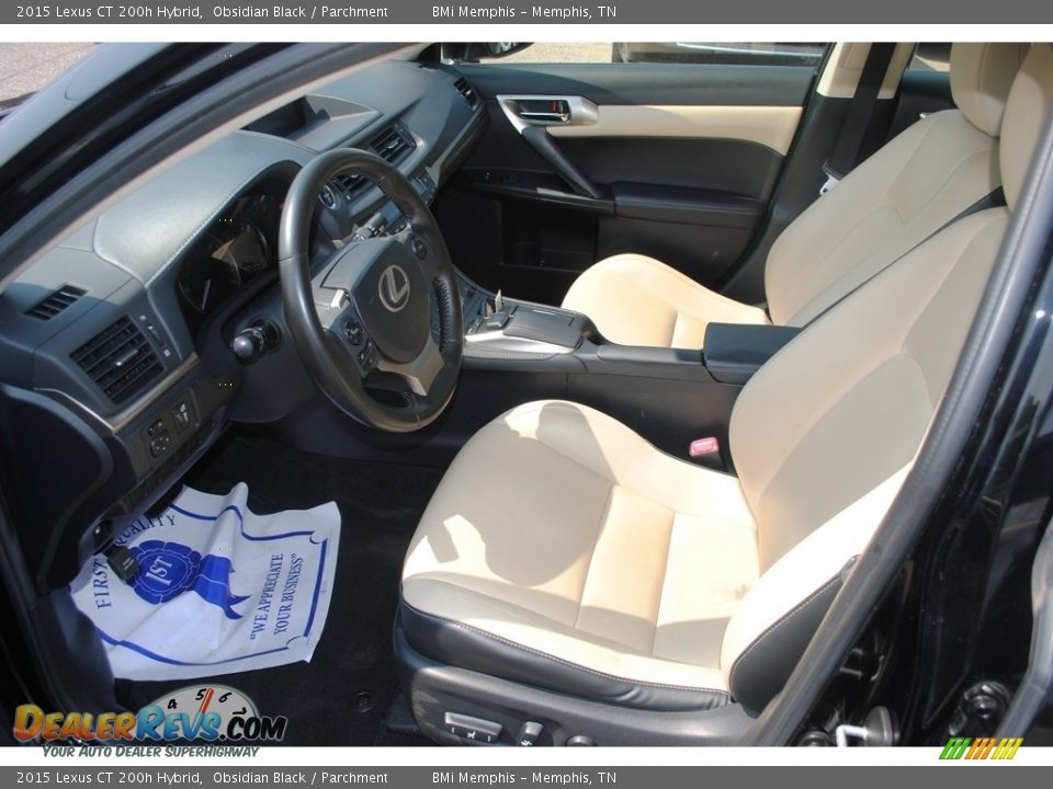 Front Seat of 2015 Lexus CT 200h Hybrid Photo #11