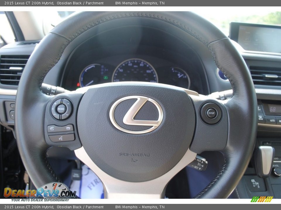 2015 Lexus CT 200h Hybrid Steering Wheel Photo #12