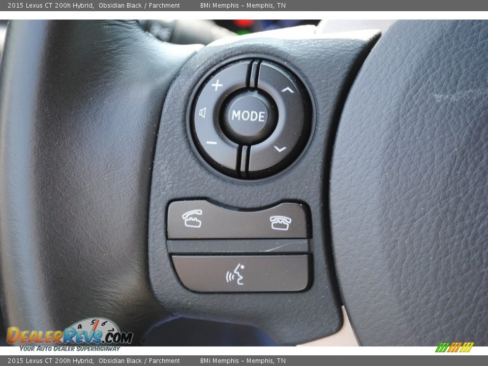 2015 Lexus CT 200h Hybrid Steering Wheel Photo #13
