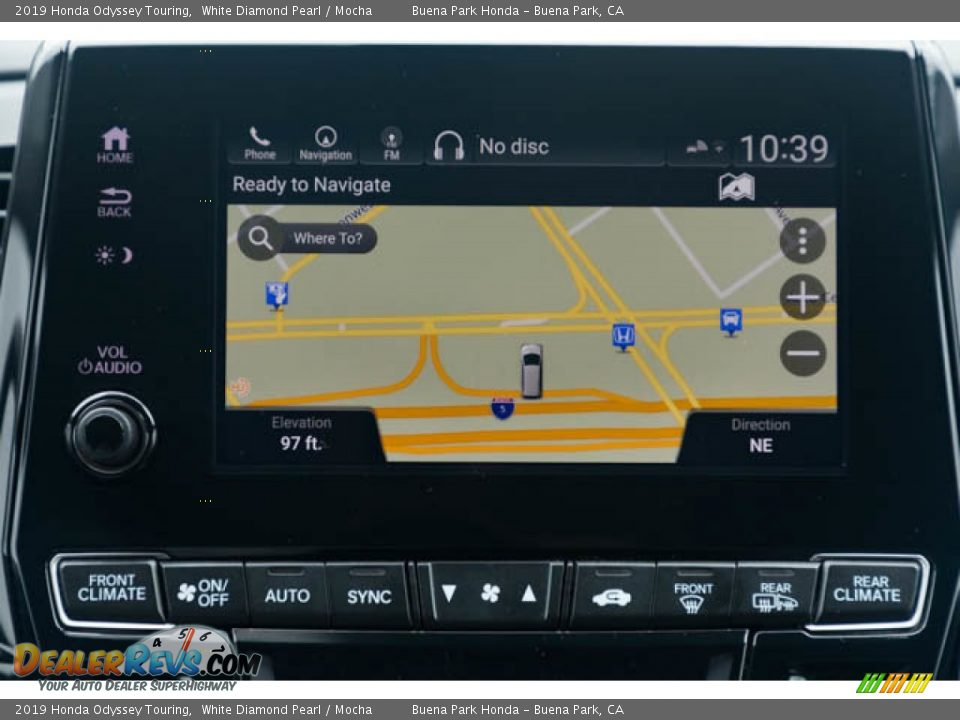 Navigation of 2019 Honda Odyssey Touring Photo #32