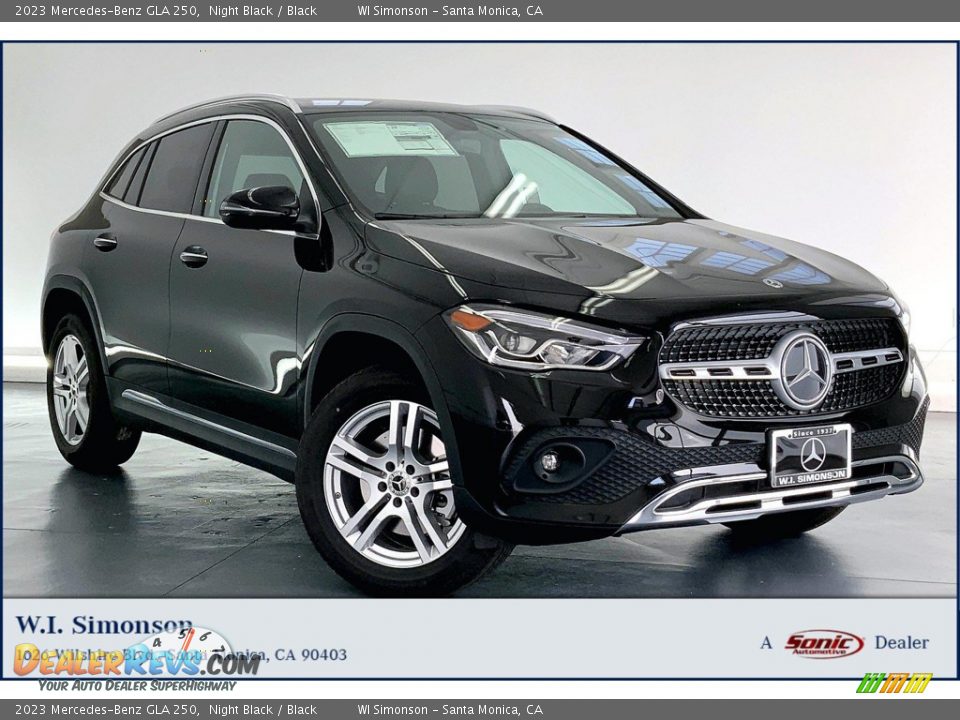 2023 Mercedes-Benz GLA 250 Night Black / Black Photo #1