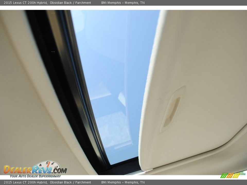 2015 Lexus CT 200h Hybrid Obsidian Black / Parchment Photo #19