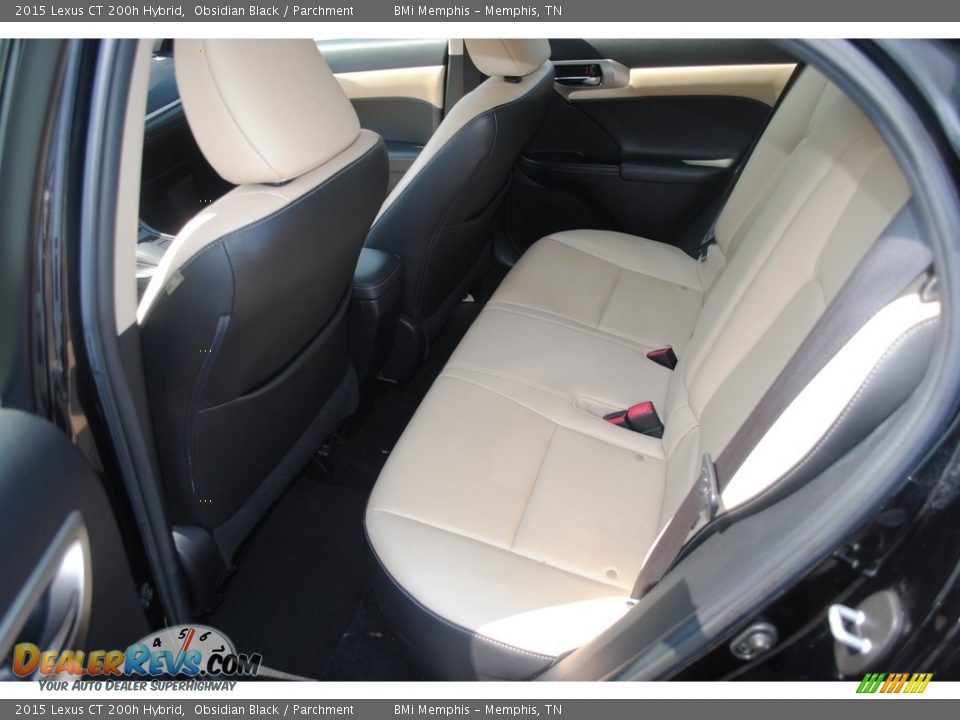 Rear Seat of 2015 Lexus CT 200h Hybrid Photo #21