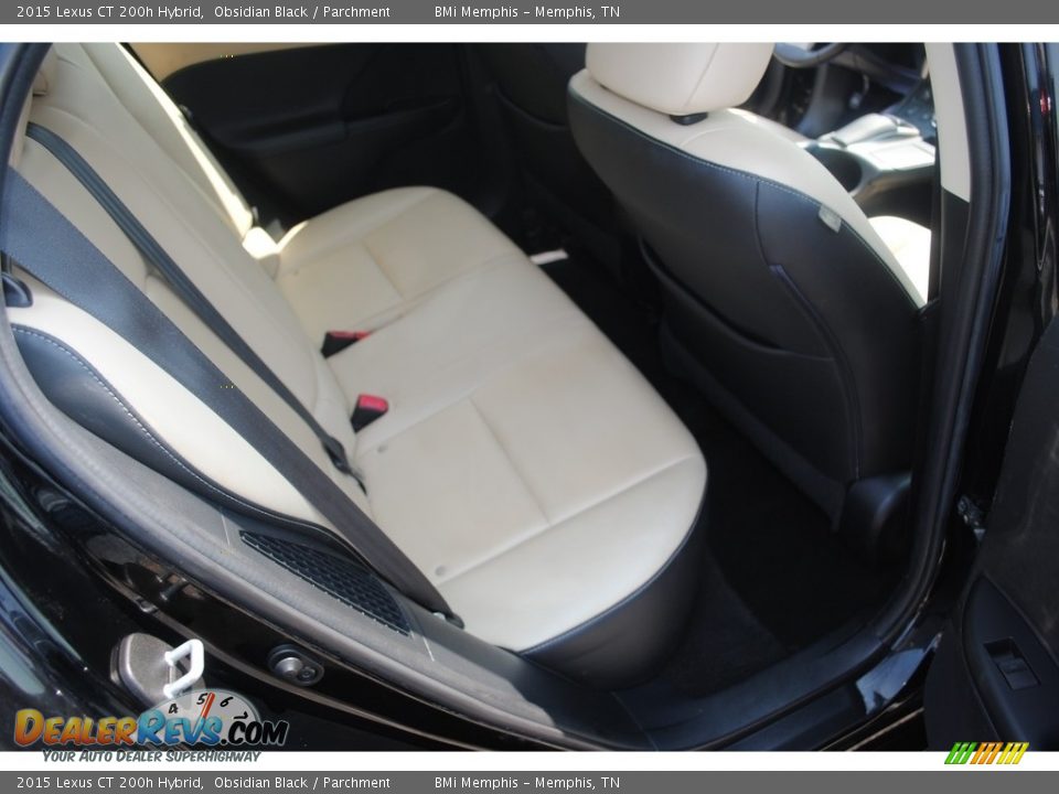 Rear Seat of 2015 Lexus CT 200h Hybrid Photo #24