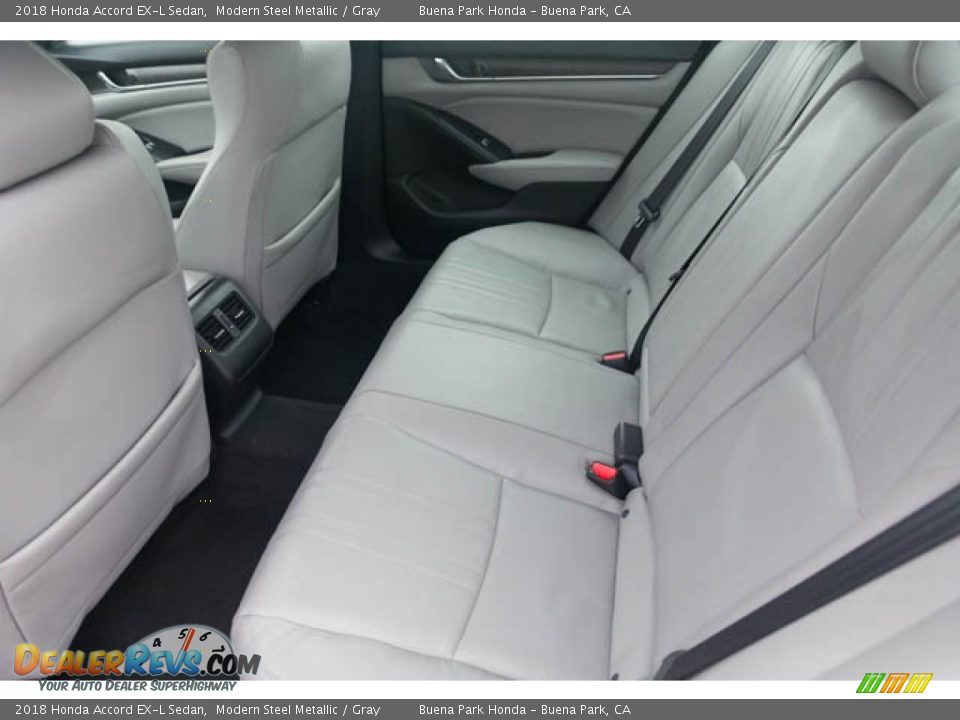 2018 Honda Accord EX-L Sedan Modern Steel Metallic / Gray Photo #4
