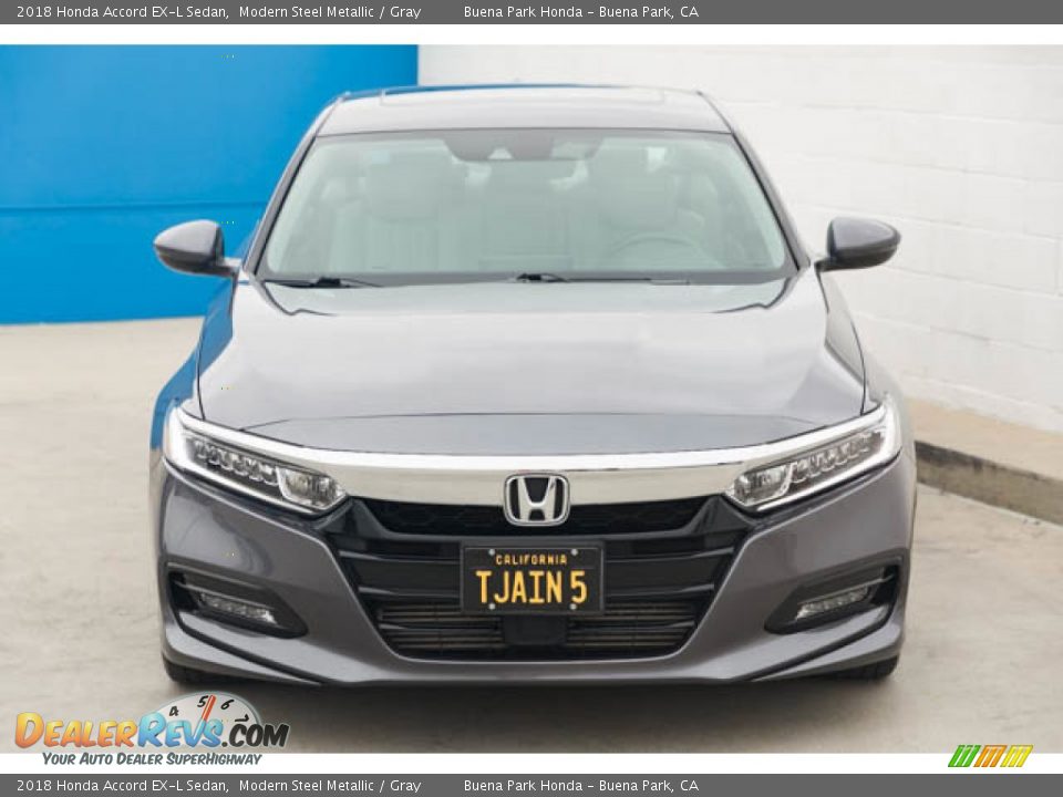 2018 Honda Accord EX-L Sedan Modern Steel Metallic / Gray Photo #7