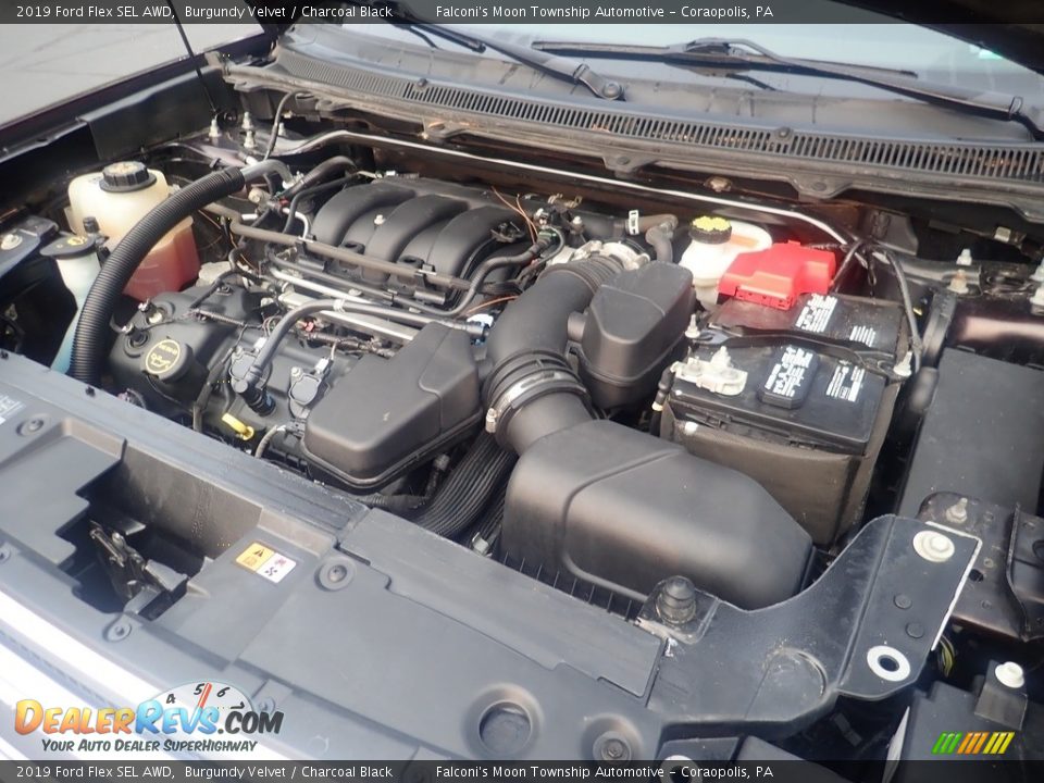 2019 Ford Flex SEL AWD 3.5 Liter DOHC 24-Valve Ti-VCT V6 Engine Photo #30