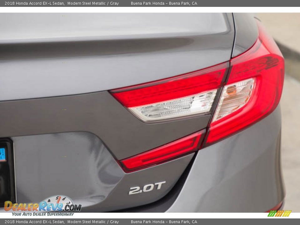 2018 Honda Accord EX-L Sedan Modern Steel Metallic / Gray Photo #11