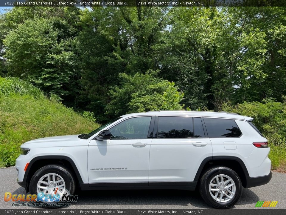 Bright White 2023 Jeep Grand Cherokee L Laredo 4x4 Photo #1