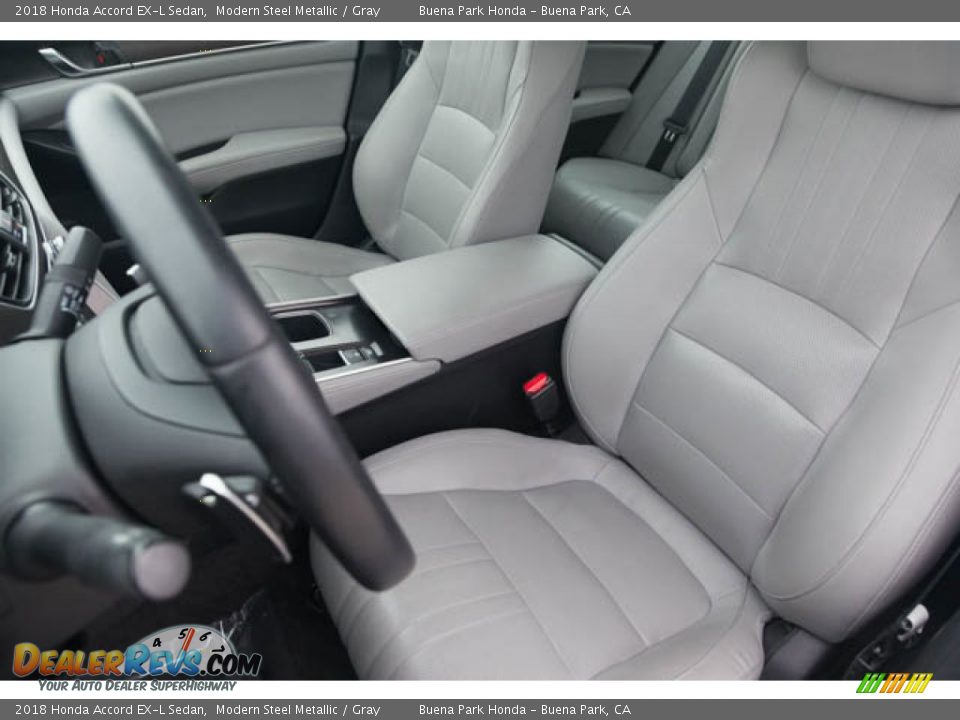 2018 Honda Accord EX-L Sedan Modern Steel Metallic / Gray Photo #19
