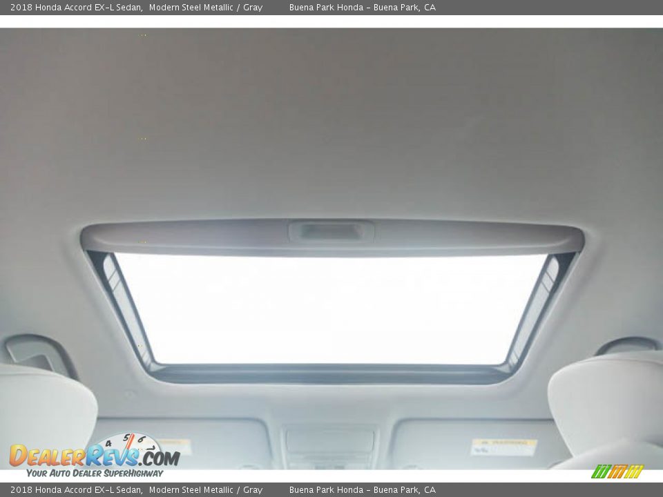 2018 Honda Accord EX-L Sedan Modern Steel Metallic / Gray Photo #20