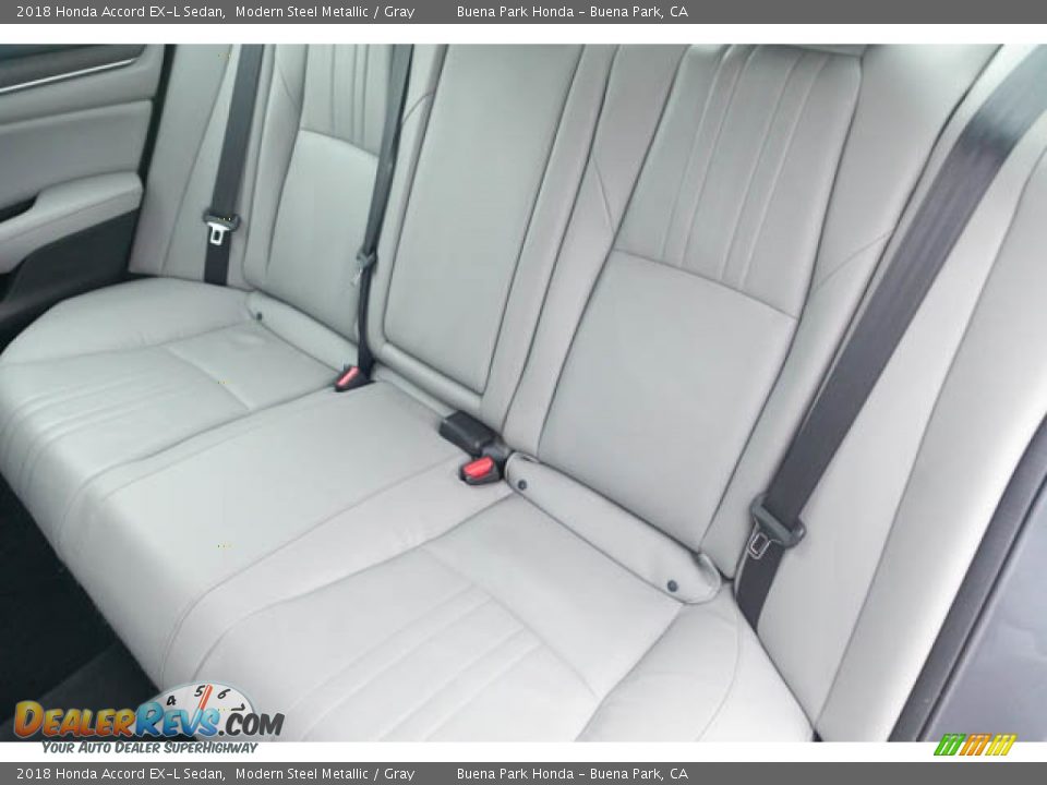 2018 Honda Accord EX-L Sedan Modern Steel Metallic / Gray Photo #21
