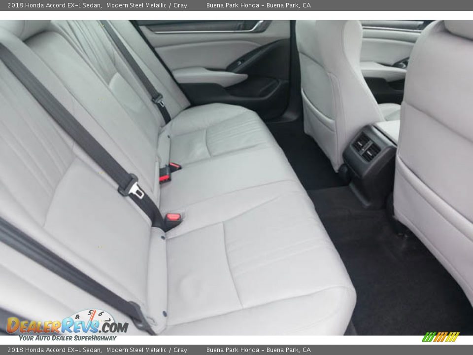 2018 Honda Accord EX-L Sedan Modern Steel Metallic / Gray Photo #22