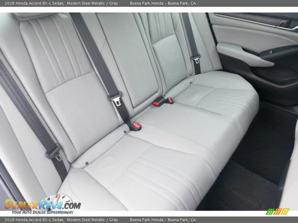 2018 Honda Accord EX-L Sedan Modern Steel Metallic / Gray Photo #23