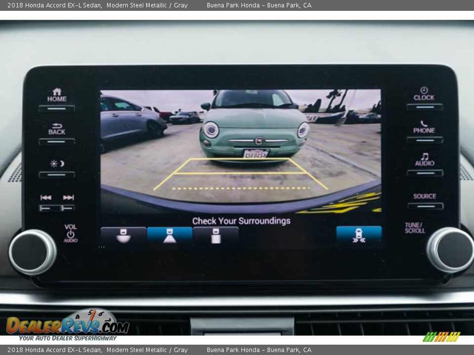 2018 Honda Accord EX-L Sedan Modern Steel Metallic / Gray Photo #27