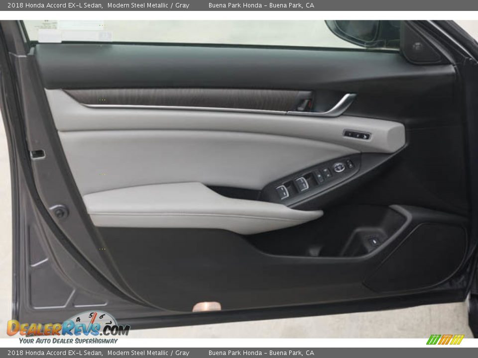 2018 Honda Accord EX-L Sedan Modern Steel Metallic / Gray Photo #29