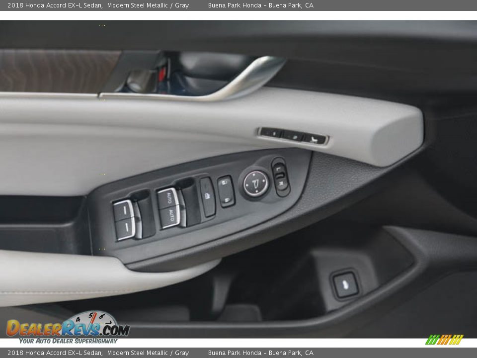 2018 Honda Accord EX-L Sedan Modern Steel Metallic / Gray Photo #30