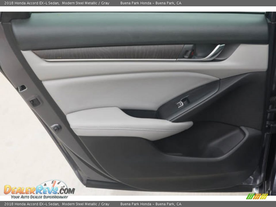2018 Honda Accord EX-L Sedan Modern Steel Metallic / Gray Photo #31