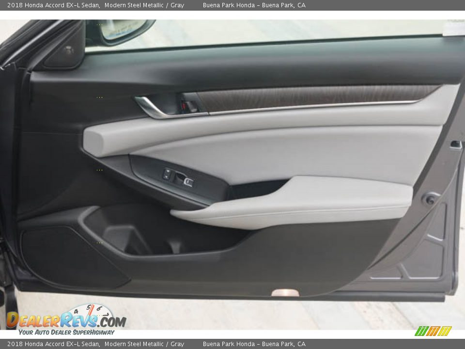 2018 Honda Accord EX-L Sedan Modern Steel Metallic / Gray Photo #34