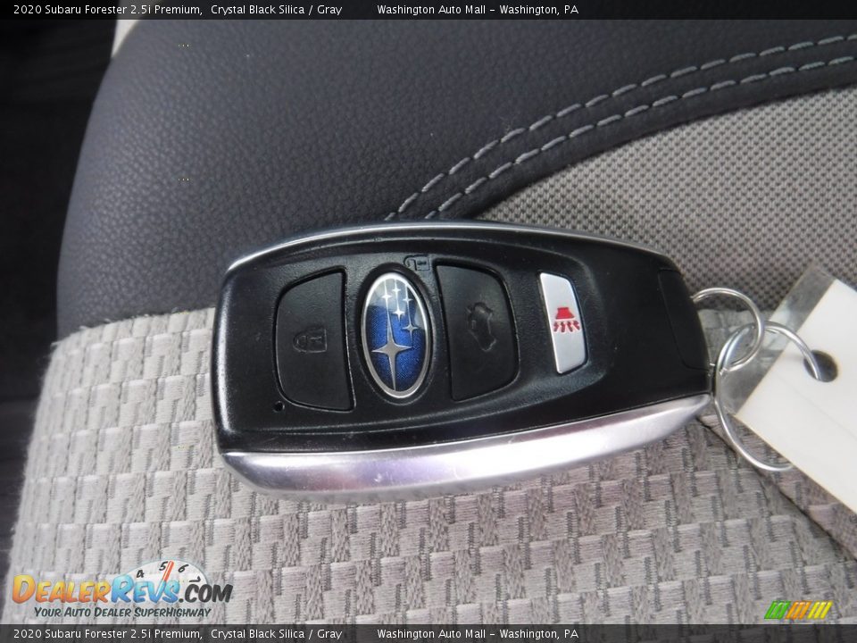 2020 Subaru Forester 2.5i Premium Crystal Black Silica / Gray Photo #36