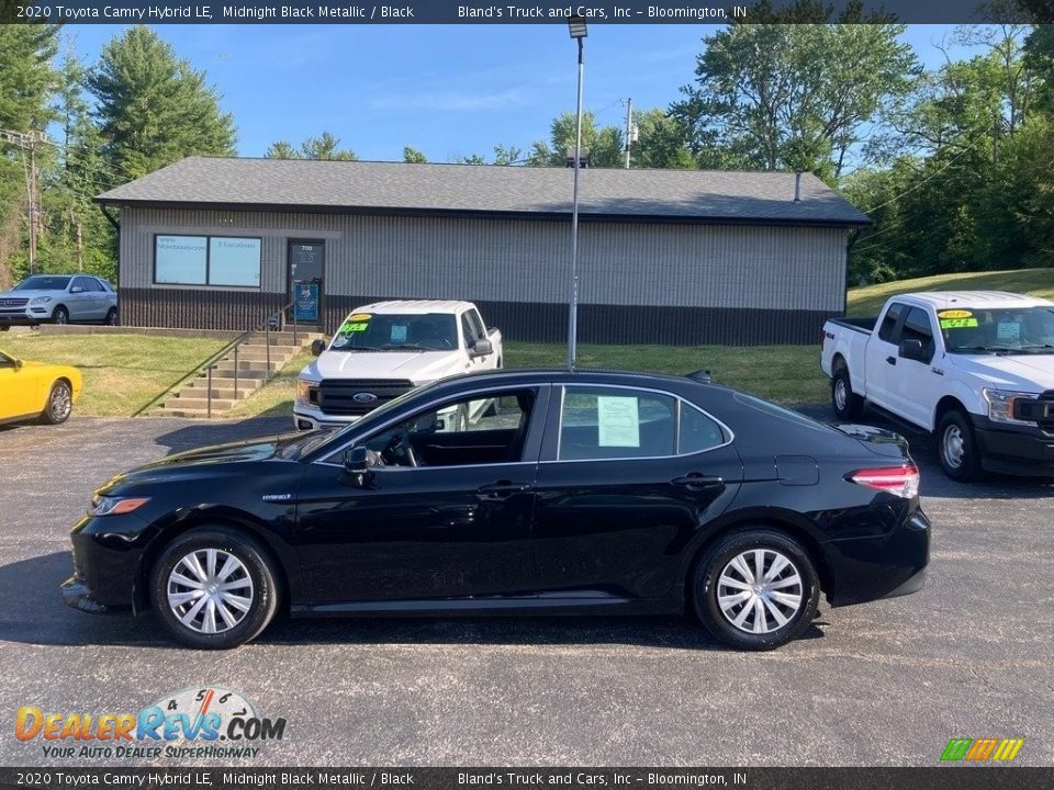 2020 Toyota Camry Hybrid LE Midnight Black Metallic / Black Photo #1