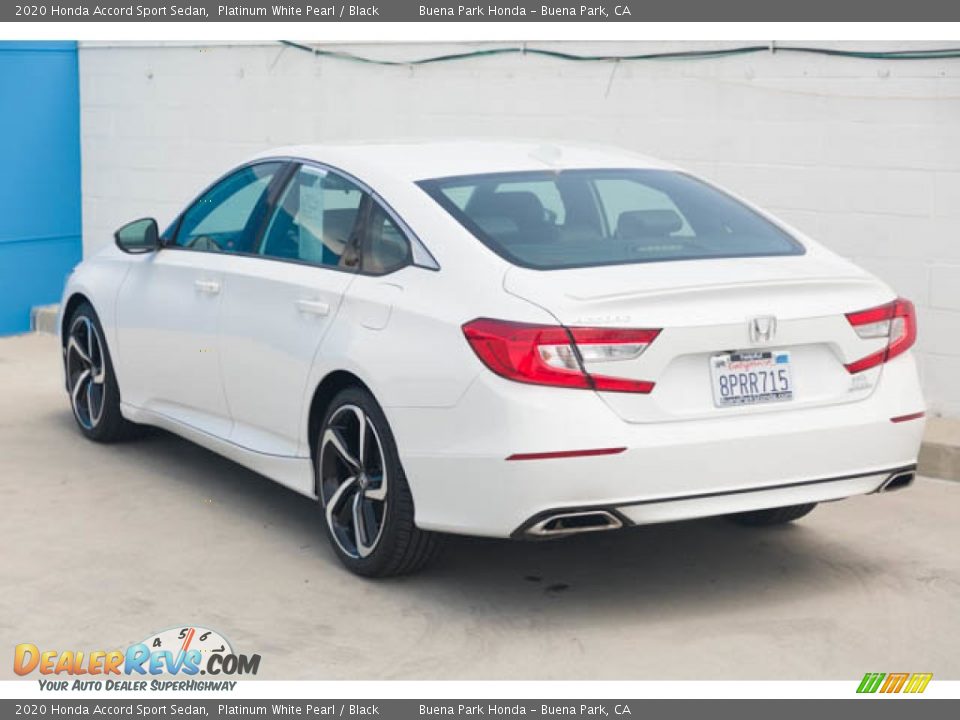 2020 Honda Accord Sport Sedan Platinum White Pearl / Black Photo #2