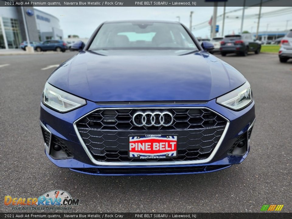 2021 Audi A4 Premium quattro Navarra Blue Metallic / Rock Gray Photo #22