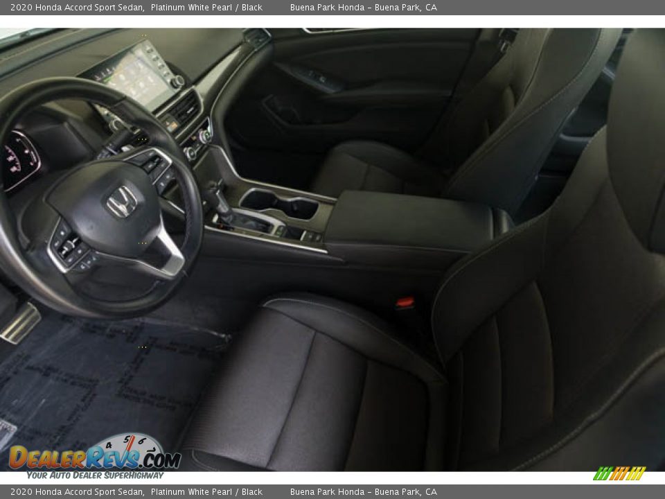 2020 Honda Accord Sport Sedan Platinum White Pearl / Black Photo #3