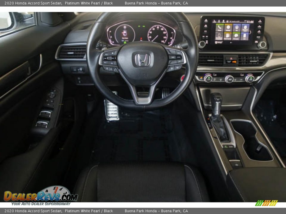 2020 Honda Accord Sport Sedan Platinum White Pearl / Black Photo #5