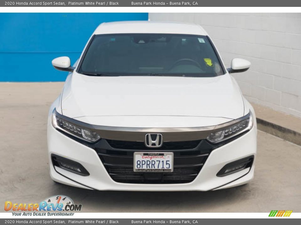 2020 Honda Accord Sport Sedan Platinum White Pearl / Black Photo #7