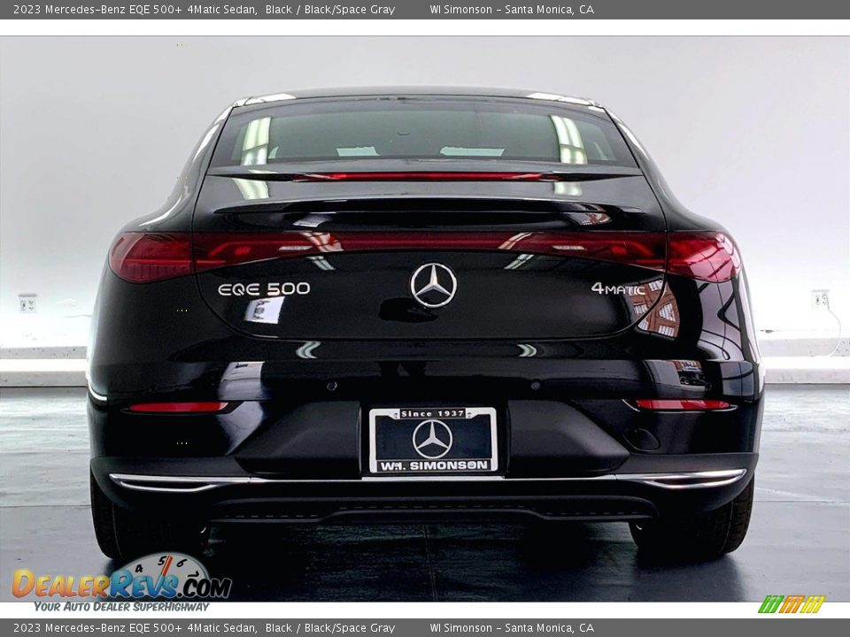 2023 Mercedes-Benz EQE 500+ 4Matic Sedan Black / Black/Space Gray Photo #3
