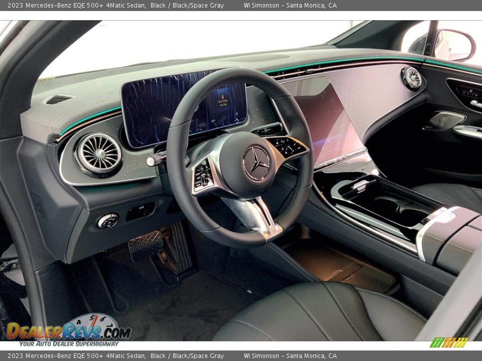 Front Seat of 2023 Mercedes-Benz EQE 500+ 4Matic Sedan Photo #4