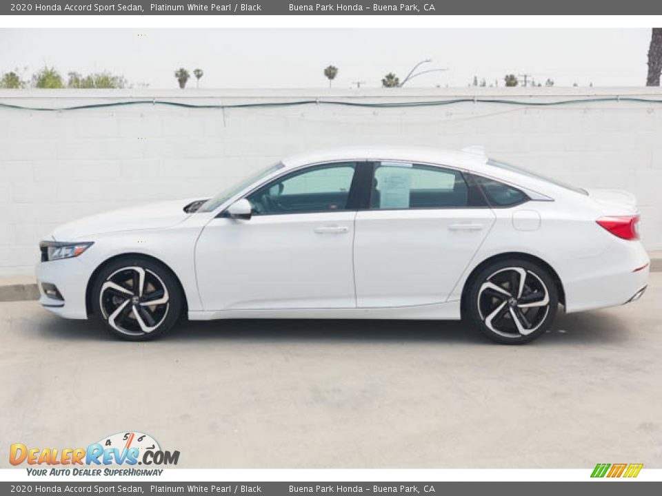 2020 Honda Accord Sport Sedan Platinum White Pearl / Black Photo #8