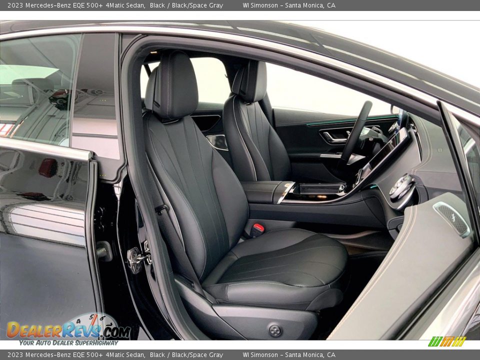 Black/Space Gray Interior - 2023 Mercedes-Benz EQE 500+ 4Matic Sedan Photo #5