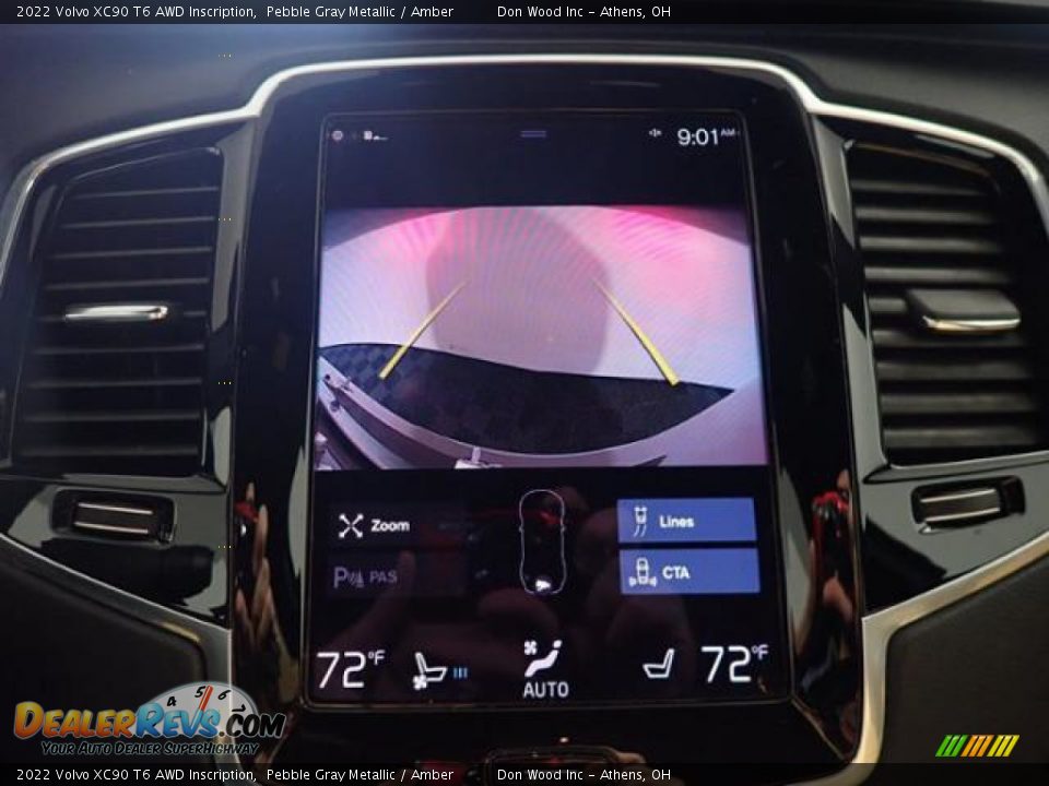 2022 Volvo XC90 T6 AWD Inscription Pebble Gray Metallic / Amber Photo #4