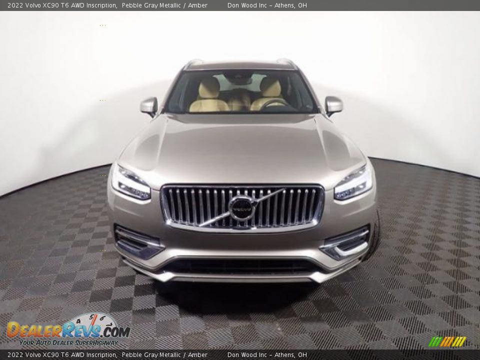 Pebble Gray Metallic 2022 Volvo XC90 T6 AWD Inscription Photo #6