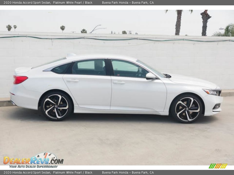 2020 Honda Accord Sport Sedan Platinum White Pearl / Black Photo #12