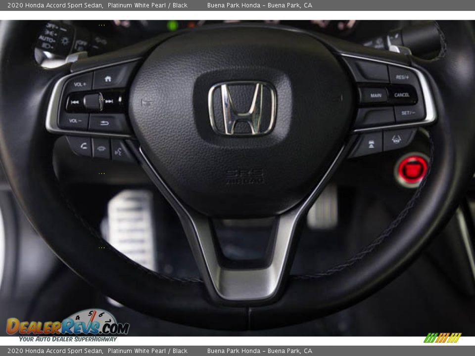 2020 Honda Accord Sport Sedan Platinum White Pearl / Black Photo #13